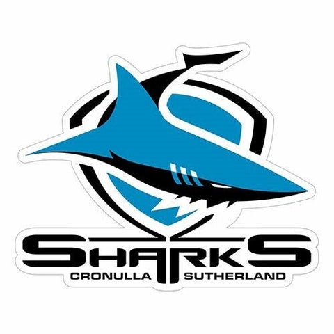 NRL Logo Sticker - Cronulla Sharks - 25cm x 21cm Decal