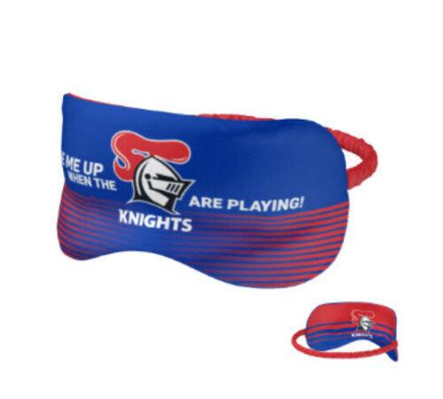 NRL Sleep Mask - Newcastle Knights - Reversible - Washable - One Size