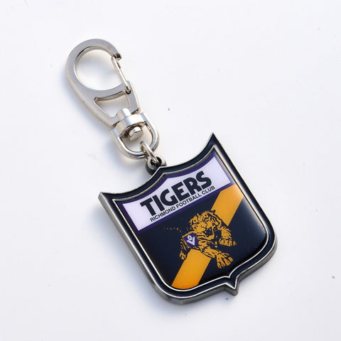 AFL Heritage Metal Key Ring - Richmond Tigers - Logo Keyring - Aussie Rules