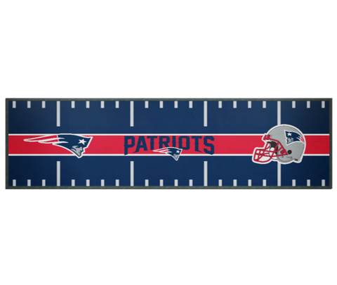 NFL Bar Runner - New England Patriots - 25x90cm - Rubber Backed