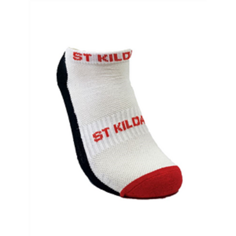 AFL Mens Ankle Socks - St Kilda Saints - Two Pairs