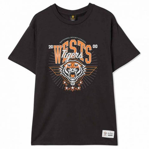 NRL Club Starburst Tee Shirt - West Tigers - Adult