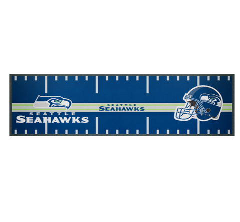 NFL Bar Runner - Seattle Seahawks - 25x90cm - Rubber Backed