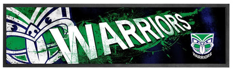 NRL Logo Bar Runner - New Zealand Warriors - Bar Mat - 25cm x 90cm