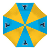 NRL Compact Umbrella - Gold Coast Titans - Rain - Glovebox - 60cm Length W17cm