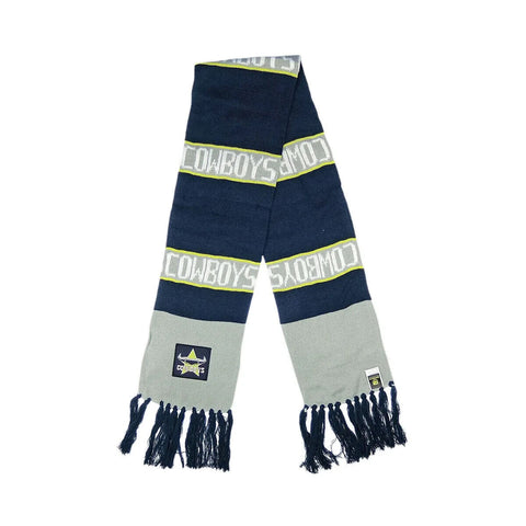 NRL Bar Scarf with Patch - North Queensland Cowboys - Rugby League - Supporter