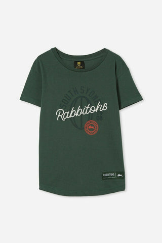 NRL Kids Puff Print Tee Shirt - South Sydney Rabbitohs - Toddler Youth T-Shirt