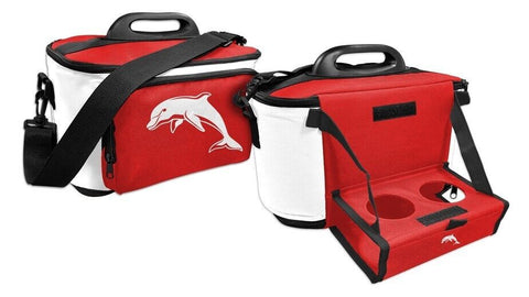 NRL Drink Cooler Bag With Tray - Dolphins - Team Logo