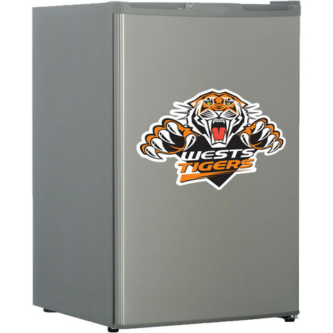 NRL Fridge Decal - West Tigers - Team Logo Sticker - 338x448mm