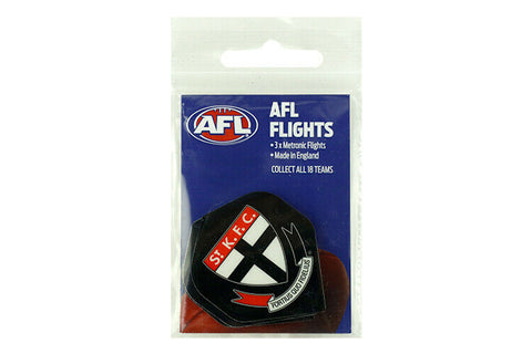 AFL Replacement Dart Flights Set Of 3 - St Kilda Saints - Darts