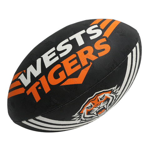 NRL 2023 Supporter Football - West Tigers - Youth Ball - Size 11