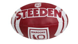NRL 6 Inch Supporter Sponge Football - Queensland Maroons - Ball - QLD