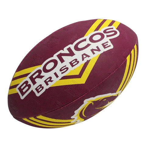NRL 2023 Supporter Football - Brisbane Broncos - Game Size Ball - Size 11