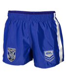 NRL Supporter Footy Shorts - Canterbury Bulldogs - Kids Youth Adults