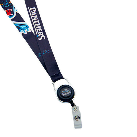 NRL Lanyard with Retractable ID Clip - Penrith Panthers