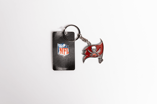 NFL Logo Keyring - Tampa Bay Buccaneers - Key Ring - Metal