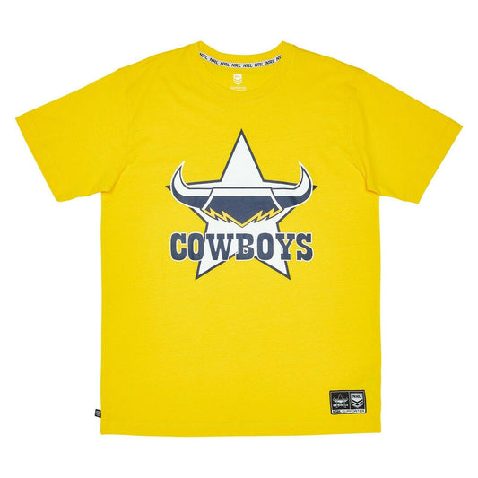 NRL Cotton Logo Tee Shirt - North Queensland Cowboys - Mens -