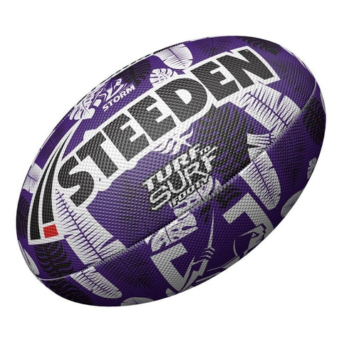 NRL Turf to Surf Football - Melbourne Storm - Ball Size 3