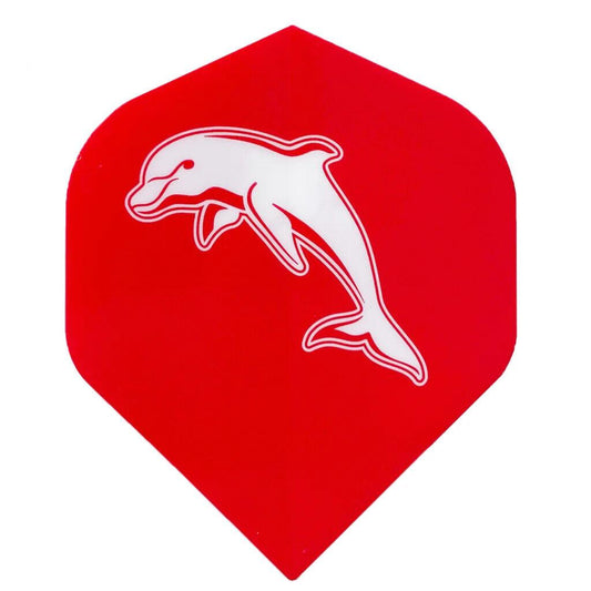 NRL Replacement Dart Flights - Set Of 3 - Dolphins - Darts