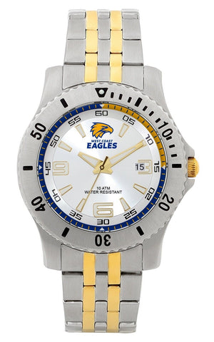 AFL Legends Watch - West Coast Eagles - Stainless Steel Band - Box incl.