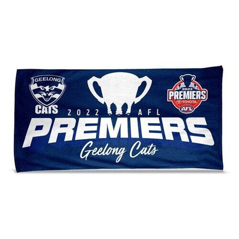 AFL 2022 Premiers Beach Towel - GEELONG CATS