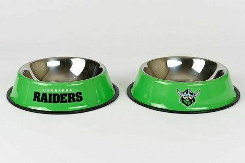 NRL Pet Non Slip Food Bowl - Canberra Raiders - Dog - Cat - Small