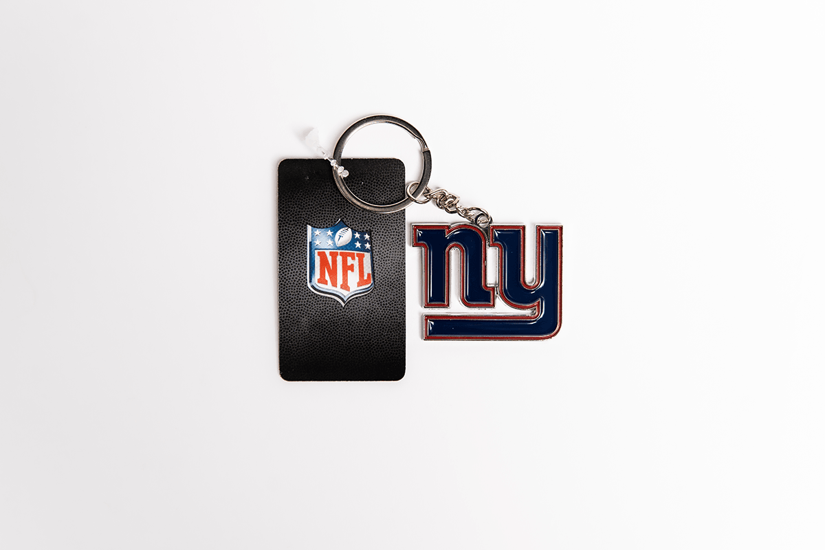 NFL Logo Keyring - New York Giants - Key Ring - Metal