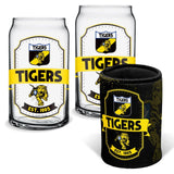 AFL Can Glass Set - Richmond Tigers - Set of 2 Glass & Cooler