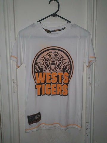 NRL Youth Cotton Tee - West Tigers - Infant - Youth - White