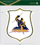 NRL Heritage Fridge Decal - Melbourne Storm -Team Logo Sticker - 470x372mm