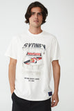 NRL Mens Retro Print Tee Shirt -  Sydney Roosters - T-Shirt - Adult