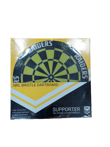 NRL Competition Size Dart Board - Canberra Raiders - Dartboard