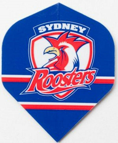 NRL Replacement Dart Flights Set Of 3 - Sydney Roosters - Darts