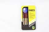 NRL Newcastle Knights Darts - Set Of 3 With Carry Case - 24 Gram Dart - Brass