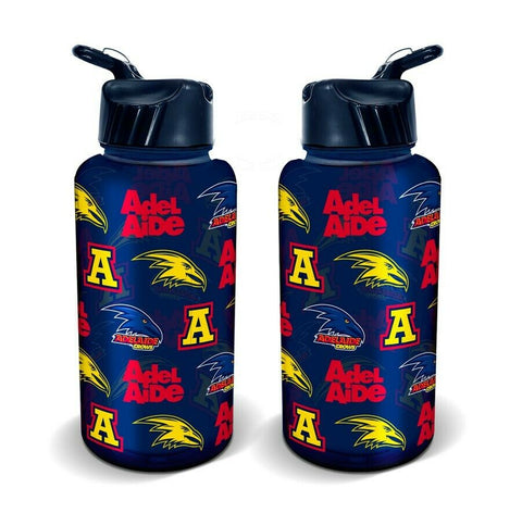 AFL Flip Drink Bottle 1L - Adelaide Crows - BPA Free - Water Bottle