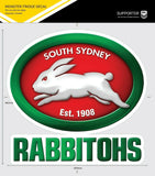 NRL Fridge Decal - South Sydney Rabbitohs -Team Logo Sticker - 442x459mm