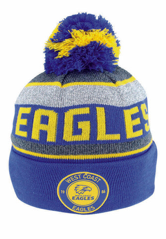 AFL Tundra Beanie - West Coast Eagles - Winter Hat
