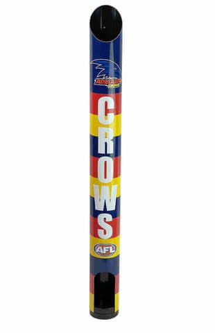 AFL Stubby Cooler Dispenser - Adelaide Crows - Fits 8 Cooler Wall Mount