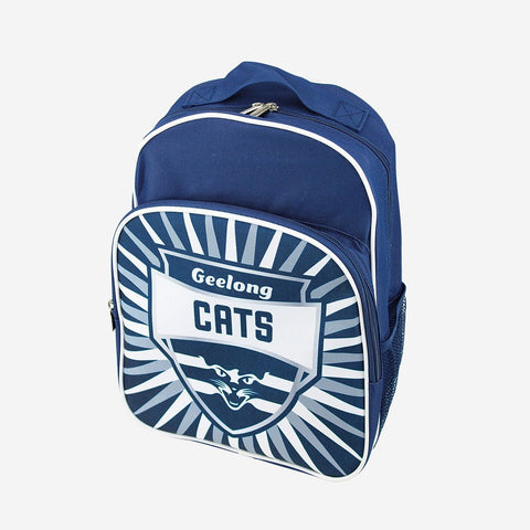 AFL Shield Backpack - Geelong Cats - Kids Bag - School Back Pack