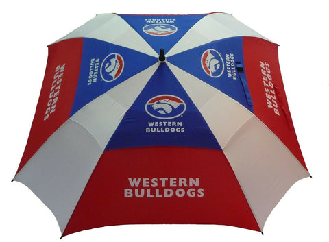 AFL Premium Umbrella - Western Bulldogs - Rain Weather - 62 Inch Canopy