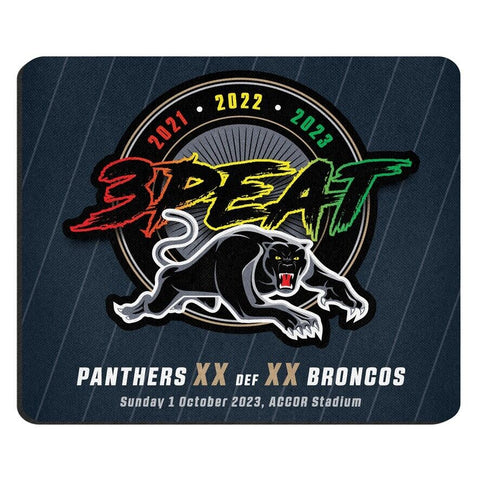 NRL 2023 PREMIERS MOUSE PAD - PENRITH PANTHERS