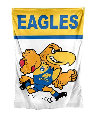 AFL Retro Wall Flag - West Coast Eagles - Cape Flag - Approx 100cm x70cm