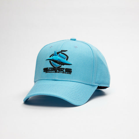NRL Stadium Cap - Cronulla Sharks - Sky Blue - Hat - Adult