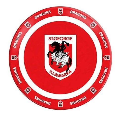 NRL Melamine Plate - St George Illawarra Dragons - 20cm diameter - Single