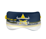 NRL Sleep Mask - North Queensland Cowboys - Reversible - Washable - One Size