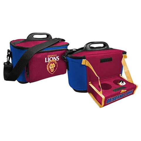 AFL Drink Cooler Bag With Tray - Brisbane Lions - Aussie Rules