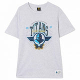 NRL Club Starburst Tee Shirt - Gold Coast Titans - Adult