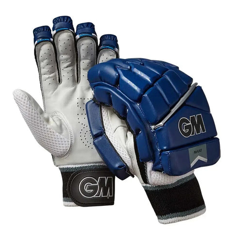 GM Maxi Cricket Batting Gloves - Adult - Left Handed - Navy