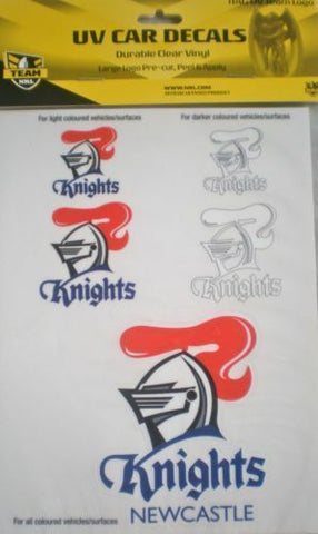 NRL UV Decal Sticker Set - Newcastle Knights -