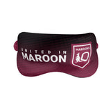 NRL Sleep Mask - Queensland Maroons - Reversible - Washable - One Size - QLD